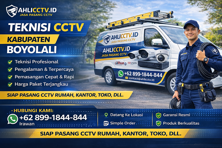 Pasang CCTV Boyolali – Solusi Keamanan Rumah & Kantor