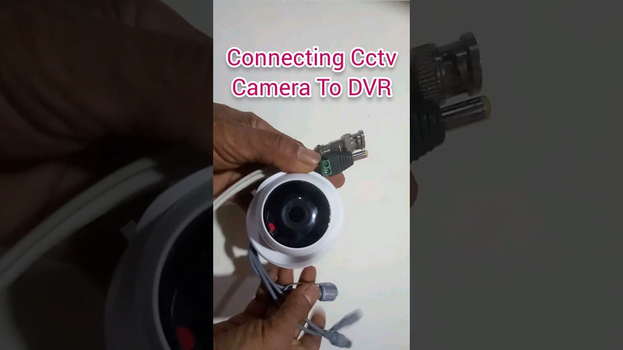 Cara Menghubungkan Kamera Cctv Ke DVR #diy
