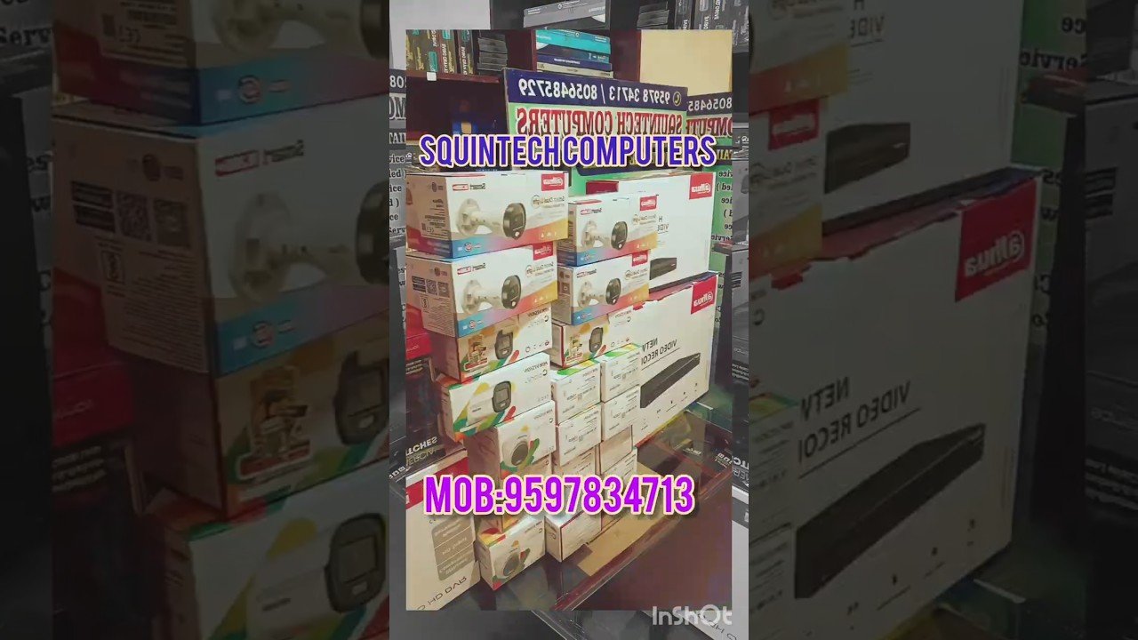 CCTV INSTALLATION WITH MATERTAL JUST RS.8,999 ONLY