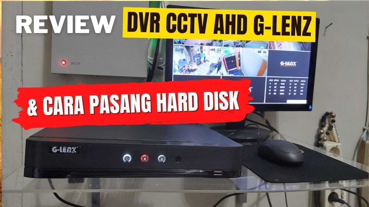DVR CCTV 8 CHANNEL AHD GLENZ