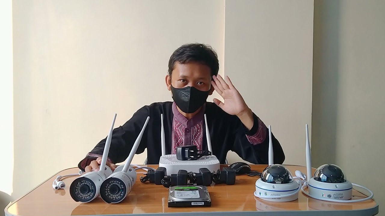 UNBOXING DAN REVIEW CCTV 4 CHANNEL NVR KIT WIFI