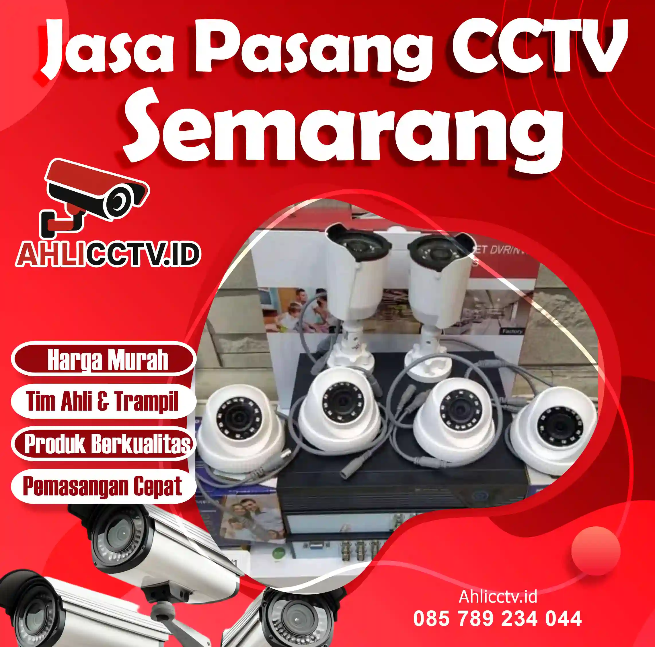 Jasa Pasang CCTV Dahua 4 Cam Semarang