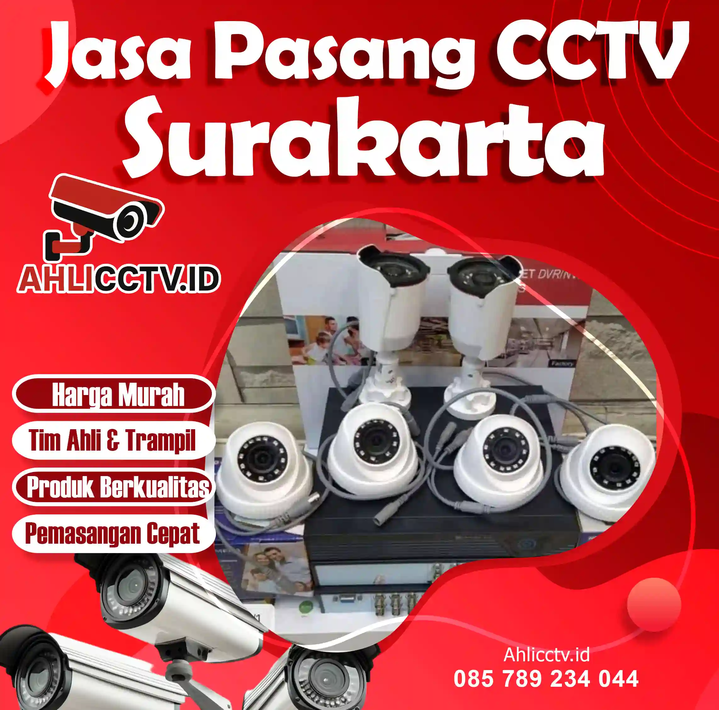 Jual & Jasa Pasang CCTV Surakarta – Keamanan Rumah, Kantor, dan Warung Terjamin