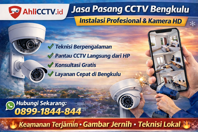 Jasa Pasang CCTV Bengkulu – Sistem Keamanan Modern untuk Rumah dan Usaha