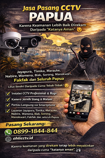 Jasa Pasang CCTV Papua